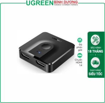 Bộ gộp HDMI 2 vào 1 ra hỗ trợ 4Kx2K 30hz Ugreen ( 50966)